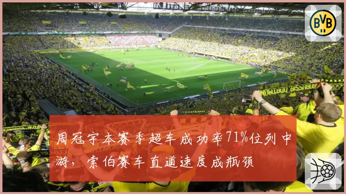 周冠宇本赛季超车成功率71%位列中游，索伯赛车直道速度成瓶颈